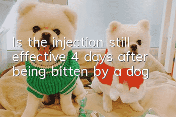 Is the injection still effective 4 days after being bitten by a dog?