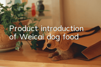 Product introduction of Weicai dog food