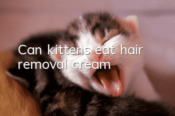 Can kittens eat hair removal cream?