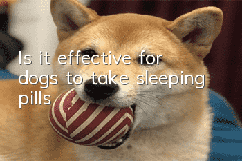 Is it effective for dogs to take sleeping pills?