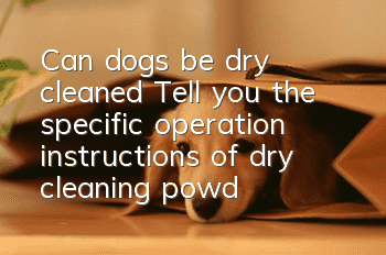 Can dogs be dry cleaned? Tell you the specific operation instructions of dry cleaning powder!
