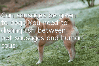 Can sausages be given to dogs? You need to distinguish between pet sausages and human sausages!