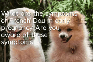 What are the symptoms of French Dou in early pregnancy? Are you aware of these symptoms?