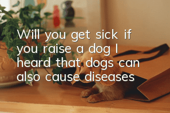 Will you get sick if you raise a dog? I heard that dogs can also cause diseases