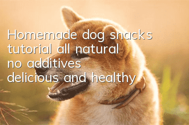 Homemade dog snacks tutorial, all natural, no additives, delicious and healthy