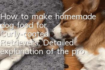 How to make homemade dog food for Curly-coated Retrievers. Detailed explanation of the process of homemade dog food for Curly-coated Retrievers.