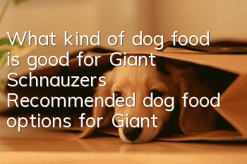 What kind of dog food is good for Giant Schnauzers? Recommended dog food options for Giant Schnauzers