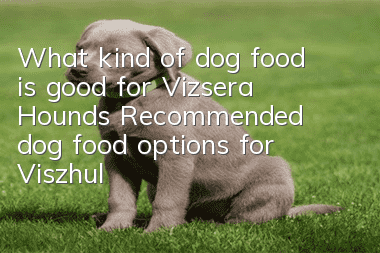 What kind of dog food is good for Vizsera Hounds? Recommended dog food options for Viszhula Hounds