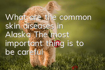 What are the common skin diseases in Alaska? The most important thing is to be careful!