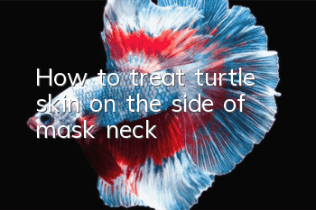 How to treat turtle skin on the side of mask neck